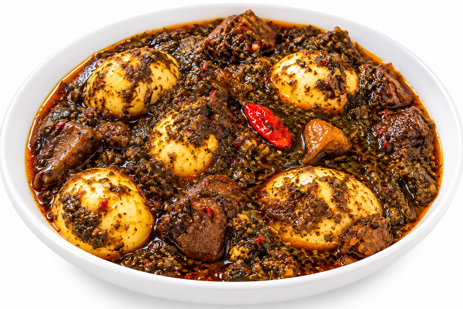 Ayamase Soup (Designer Green Stew)